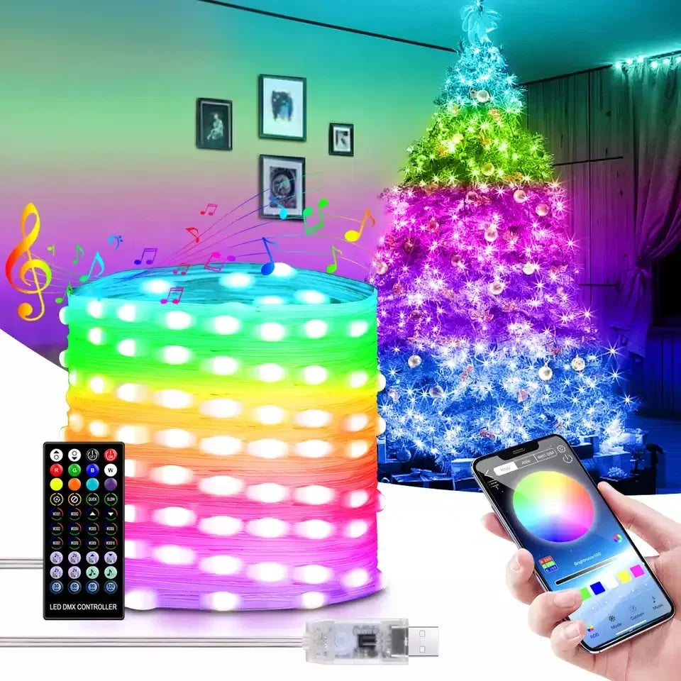 PHONE CONTROLLED CHRISTMAS TREE LIGHTS