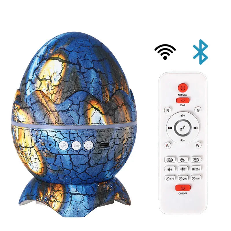 Gemdeck Dinosaur Eggs Galaxy Star Projector, Bluetooth Nebula LED