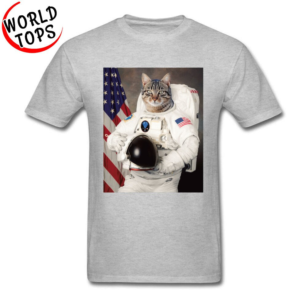 Astronaut Cat T Shirt