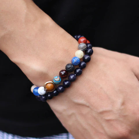 Energy Trendy Eight Planets Natural Stone Solar System Bead Bracelet For  Men Universe Yoga Chakra Galaxy Solar System From Lulu_baby, $9.51 |  DHgate.Com