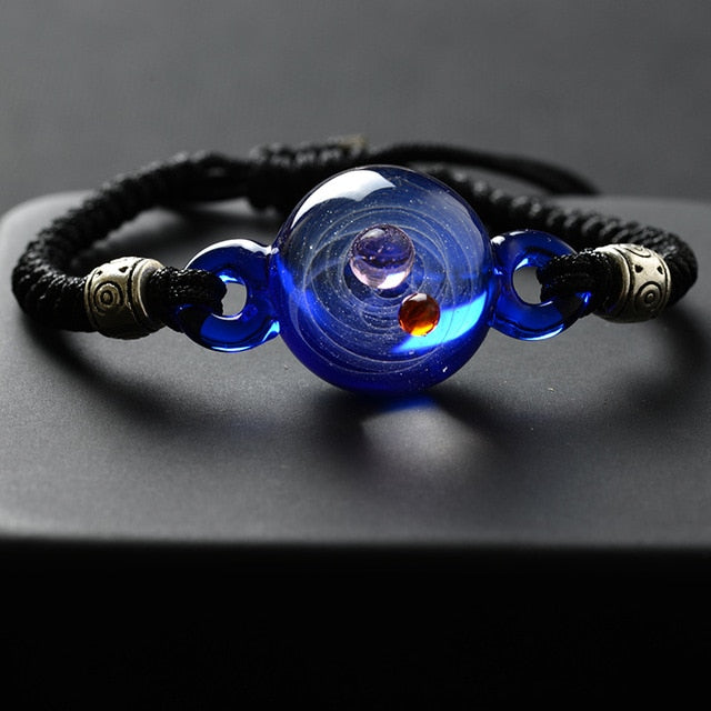 Universe Planets Glass Bead Bracelets