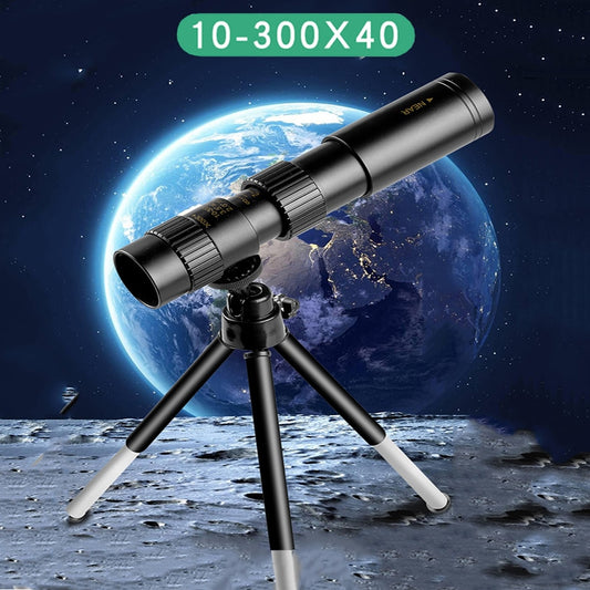Super Telephoto Zoom Telescope With Tripod & Clip