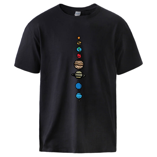 Solar System Planets Colour T-shirt