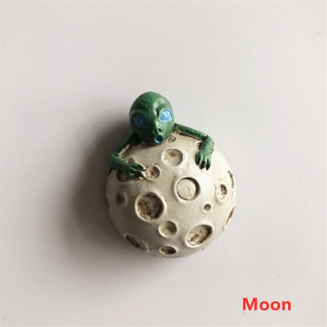 Planet & Moon & Astronaut Magnetic Sticker