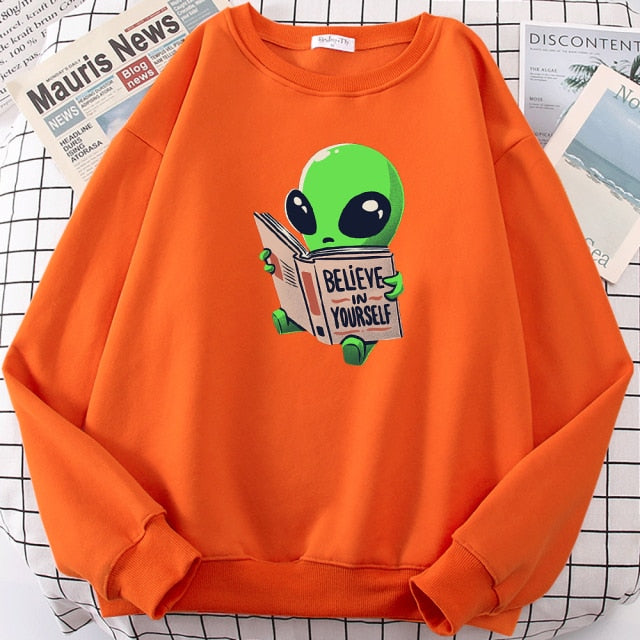 Green Alien Sweatshirt
